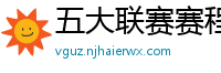 五大联赛赛程时间表2024年